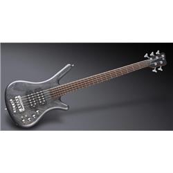 Warwick TeamBuilt Pro Series Corvette $$ 5-String Nirvana Black Transparent Satin Black Hardware